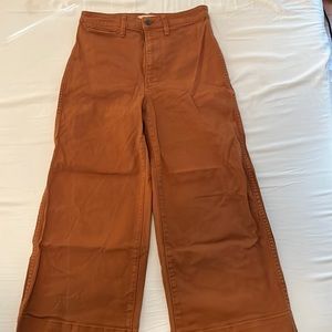 Madewell High rise wide leg Emmett pants